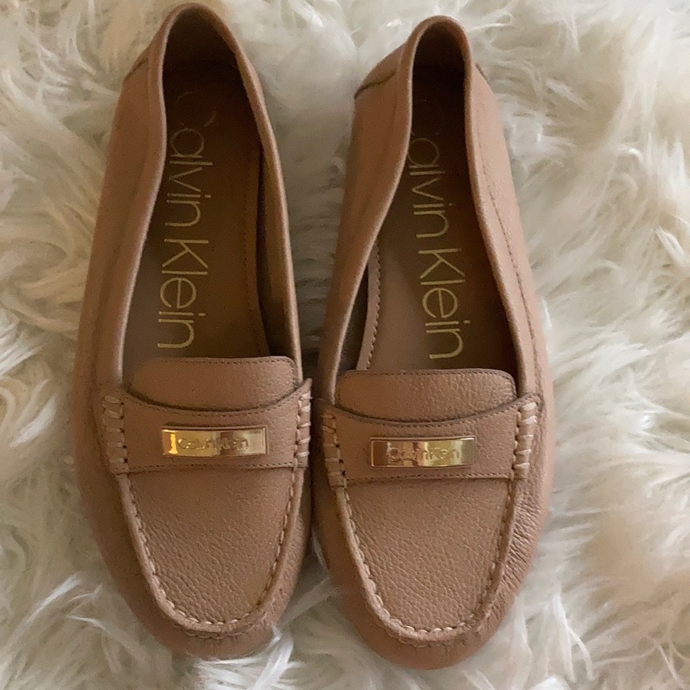 Nude Calvin Klein Loafers, Size 8.5